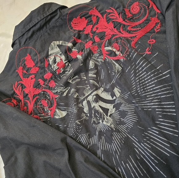 INC Men's Rockabilly Button Up 🖤 - Picture 6 of 6